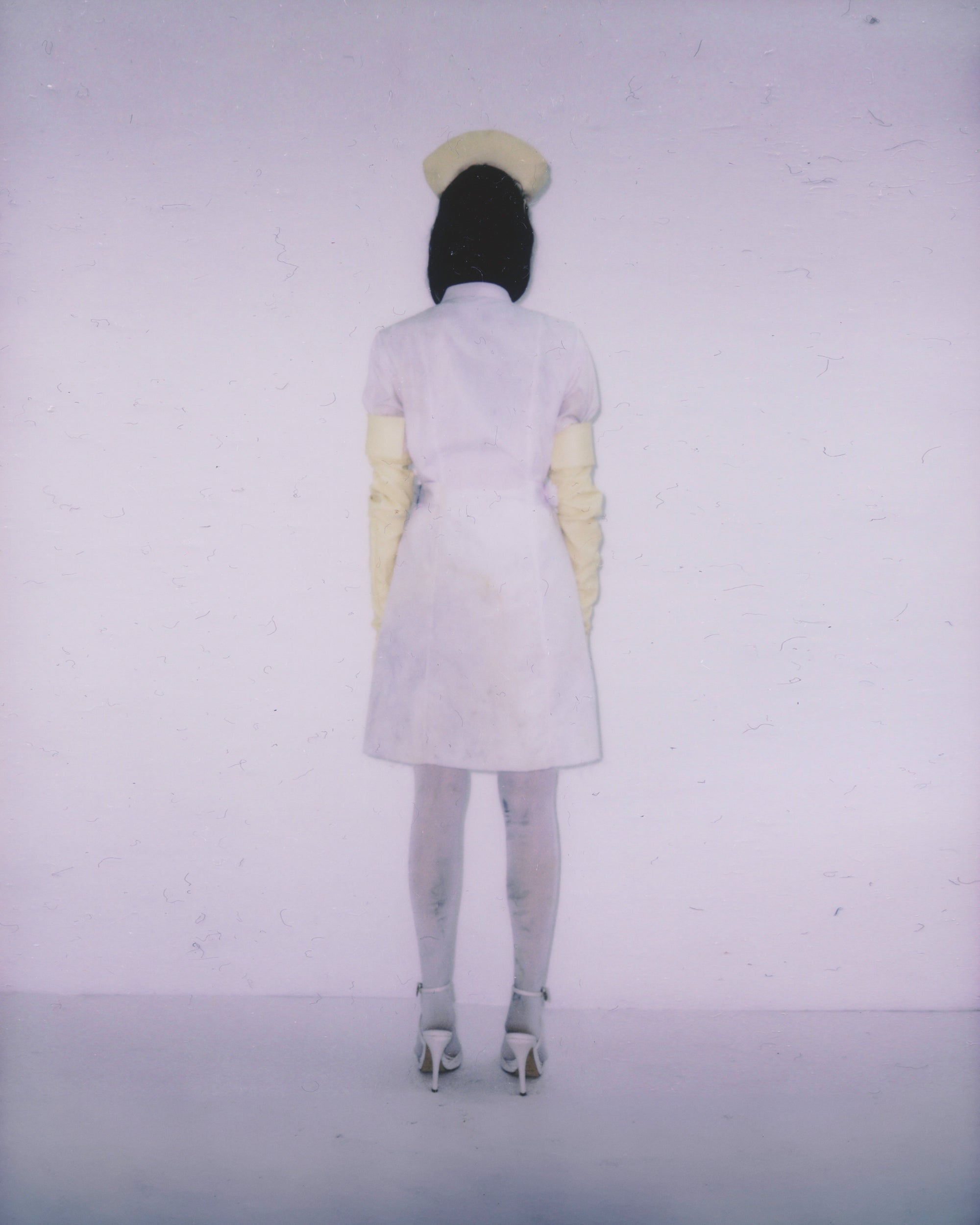 NURSE DRESS IN BONE