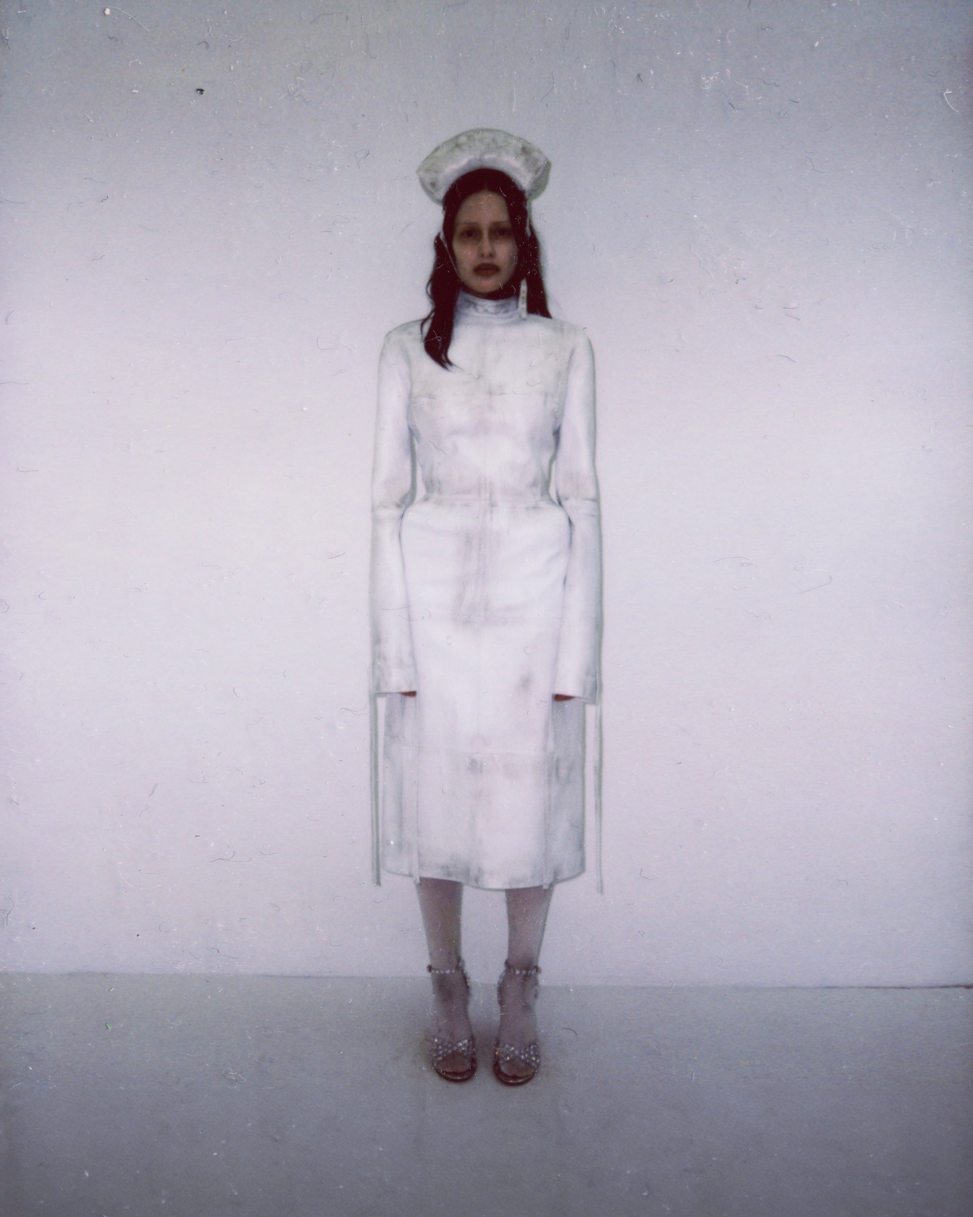 STRAIGHT DRESS IN BONE