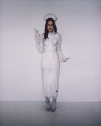 KAT DRESS IN BONE