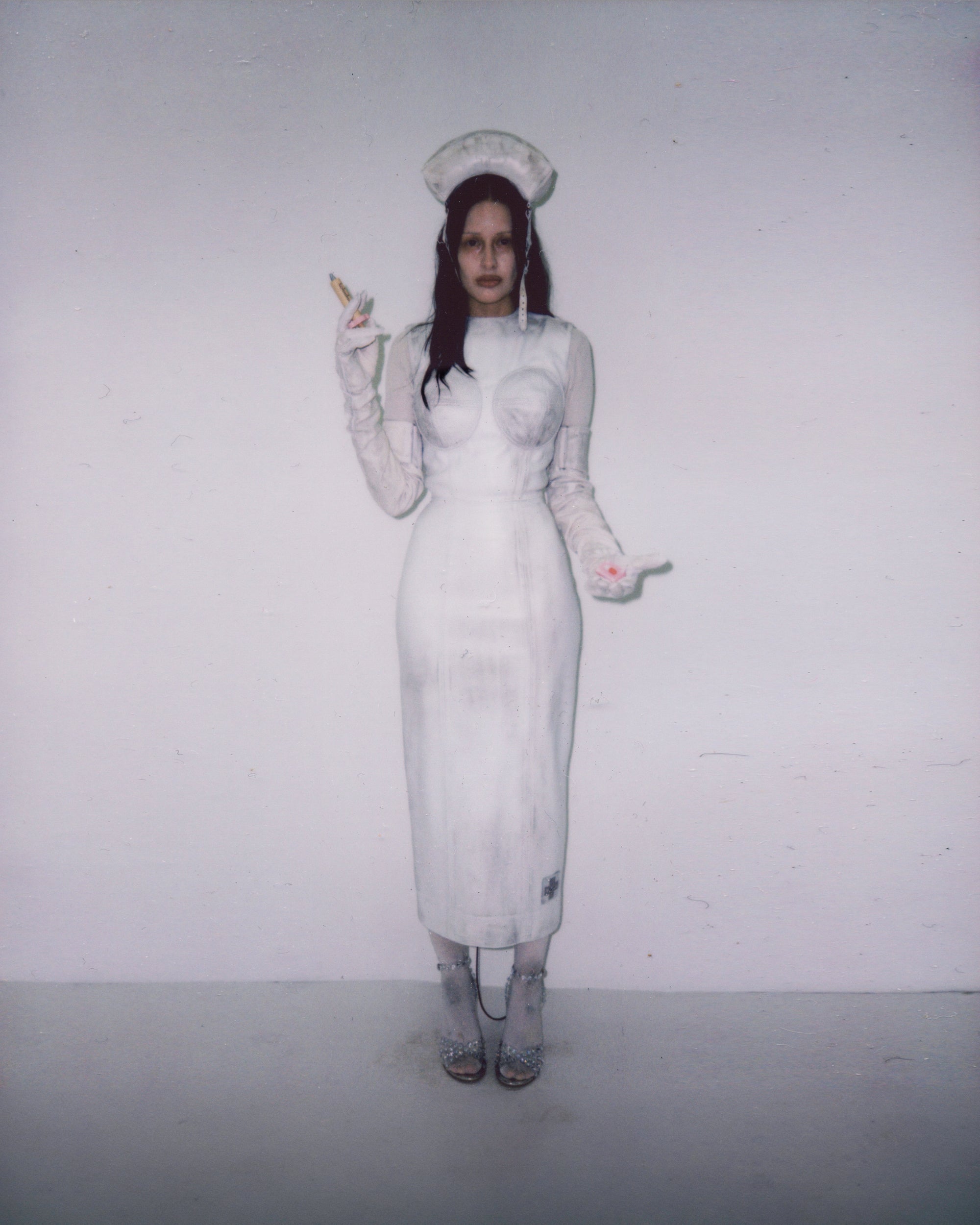 KAT DRESS IN BONE