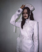 STRAIGHT DRESS IN BONE